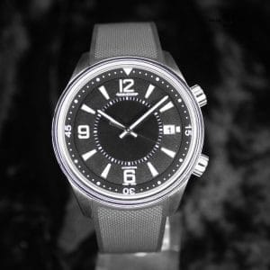Jaeger-LeCoultre Polaris Date Q9068670 42MM Steel Black Dial Full Set WARRANTY