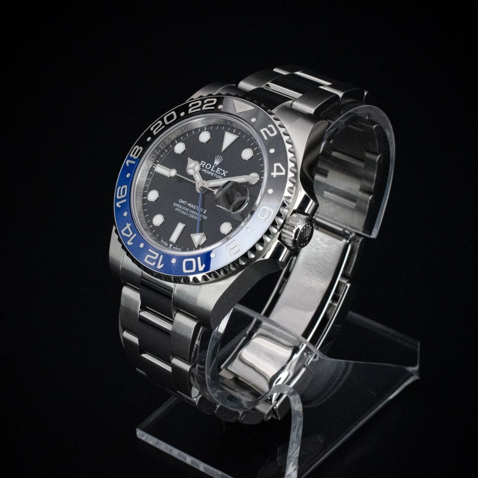 Rolex GMT-Master II 40mm ‘Batman’ on Oyster Bracelet, Ref. 126710BLNR w/ B&P - Image 14