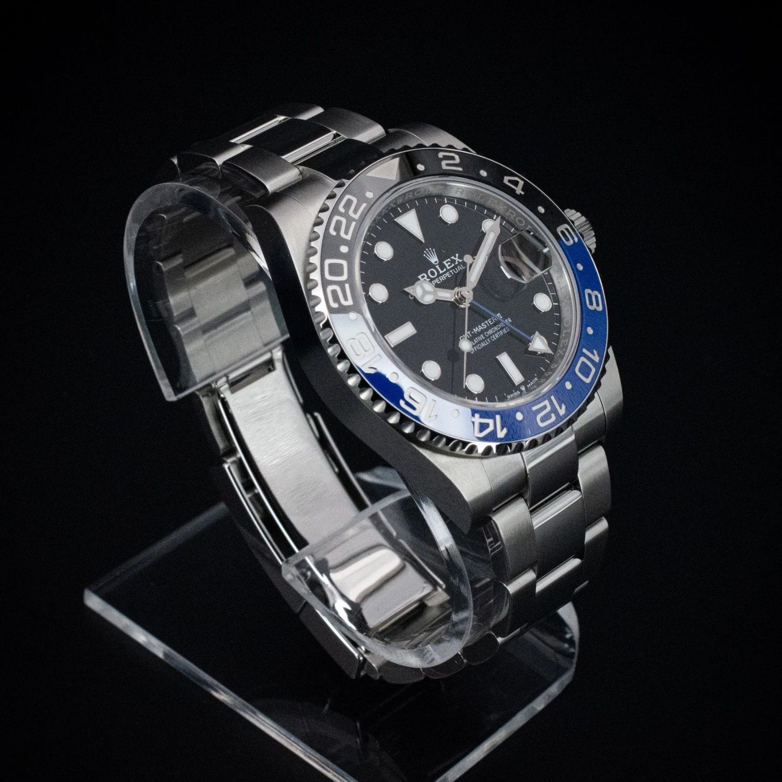 Rolex GMT-Master II 40mm ‘Batman’ on Oyster Bracelet, Ref. 126710BLNR w/ B&P - Image 16