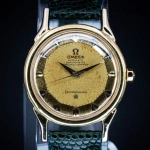 Omega Constellation Deluxe 18K Yellow Gold Pie-Pan Arrowhead Markers, Ref 2853