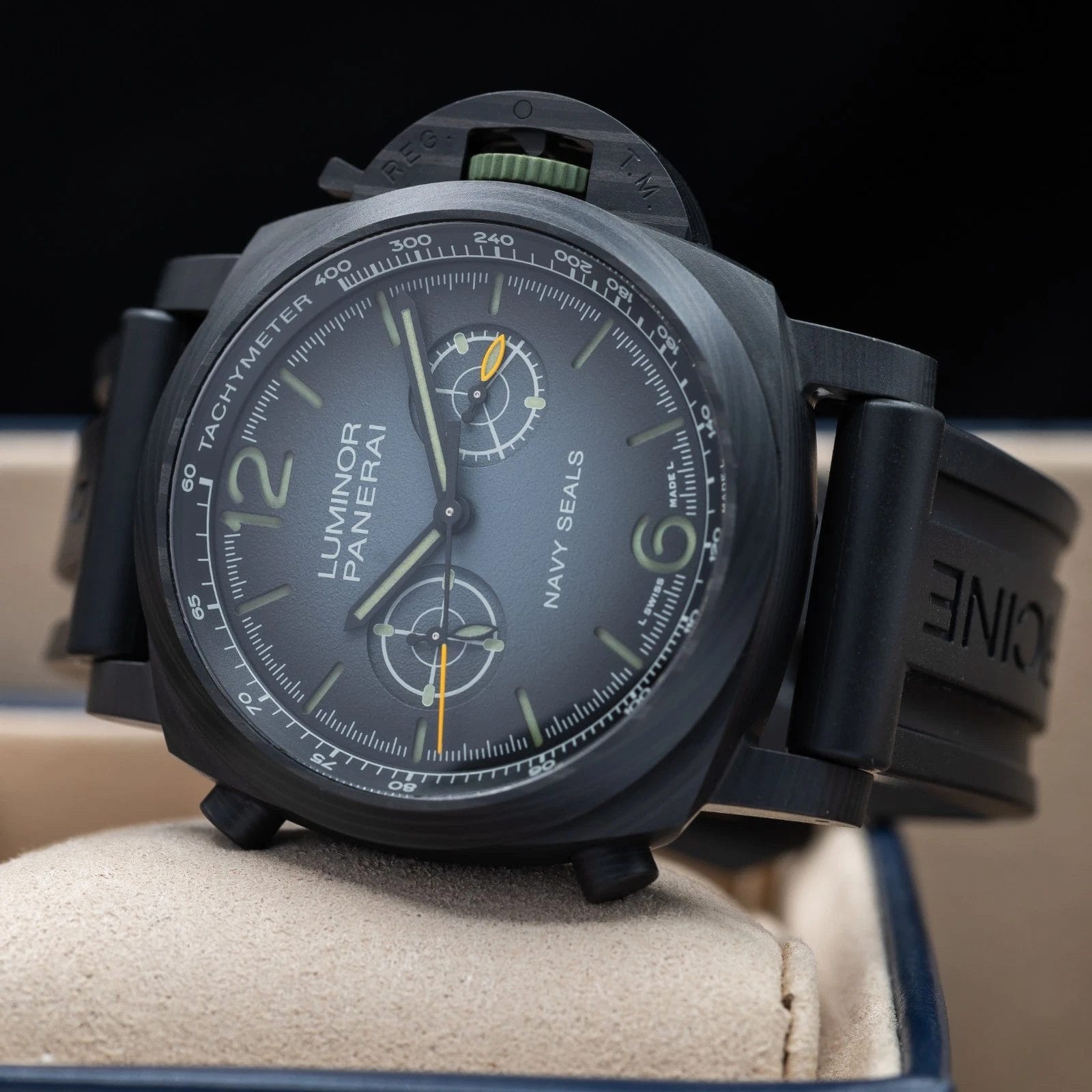Panerai Luminor Navy Seals Carbotech Chronograph 44mm Full 2024 PAM01419 VIDEO! - Image 15