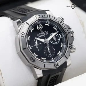 Corum Admiral’s Cup Seafender 46 Chronograph in Titanium, Full set VIDEO!