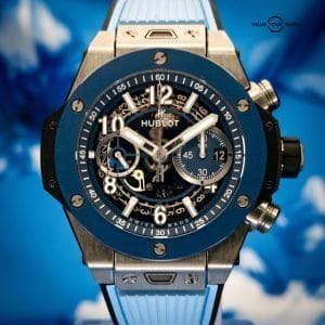 2023 HUBLOT Big Bang Unico Titanium Blue Ceramic 421.NL.5170.RX Box & Papers