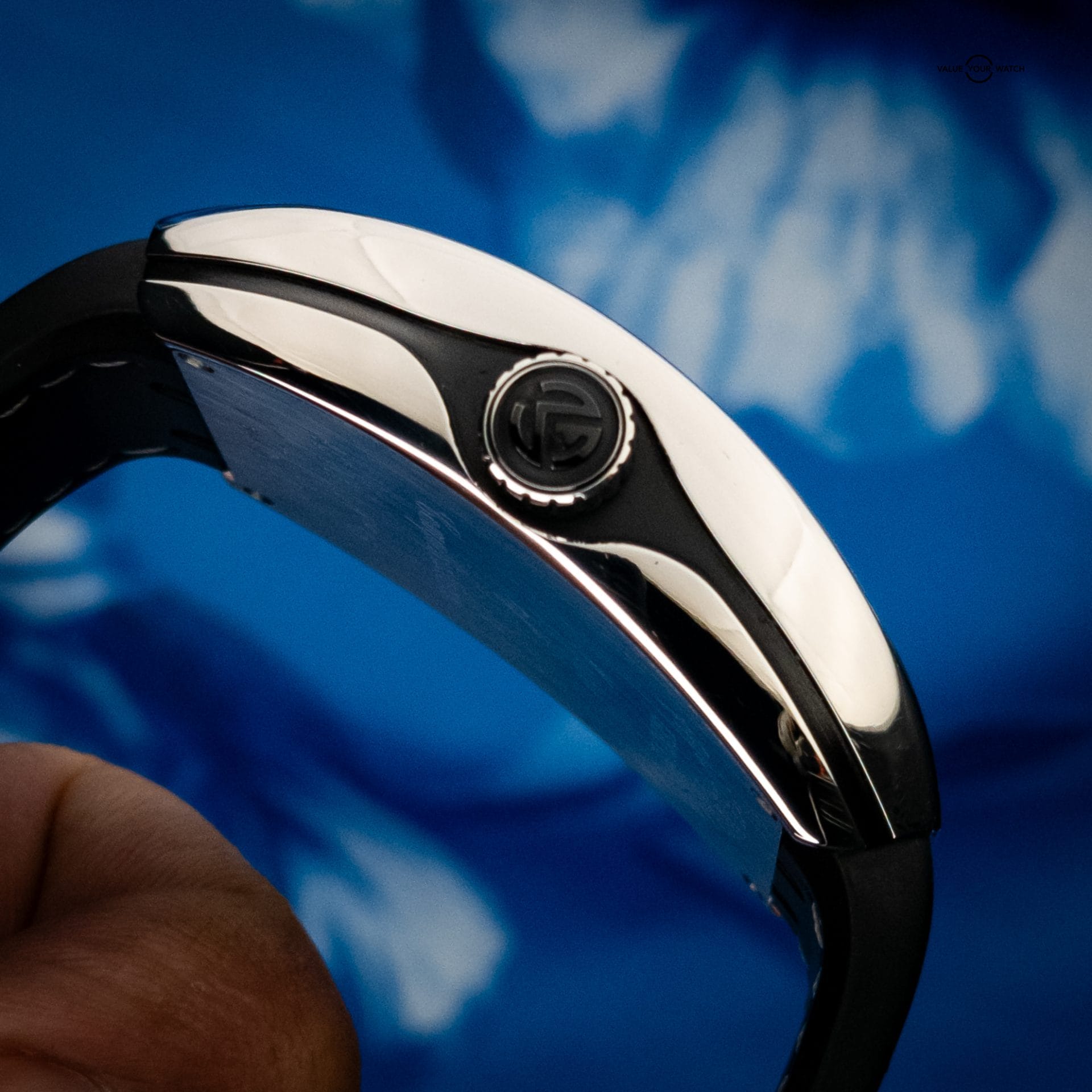 Franck Muller Vanguard V 45 SC DT AC.NR Stainless Steel Black Dial 44mm Full Set - Image 4