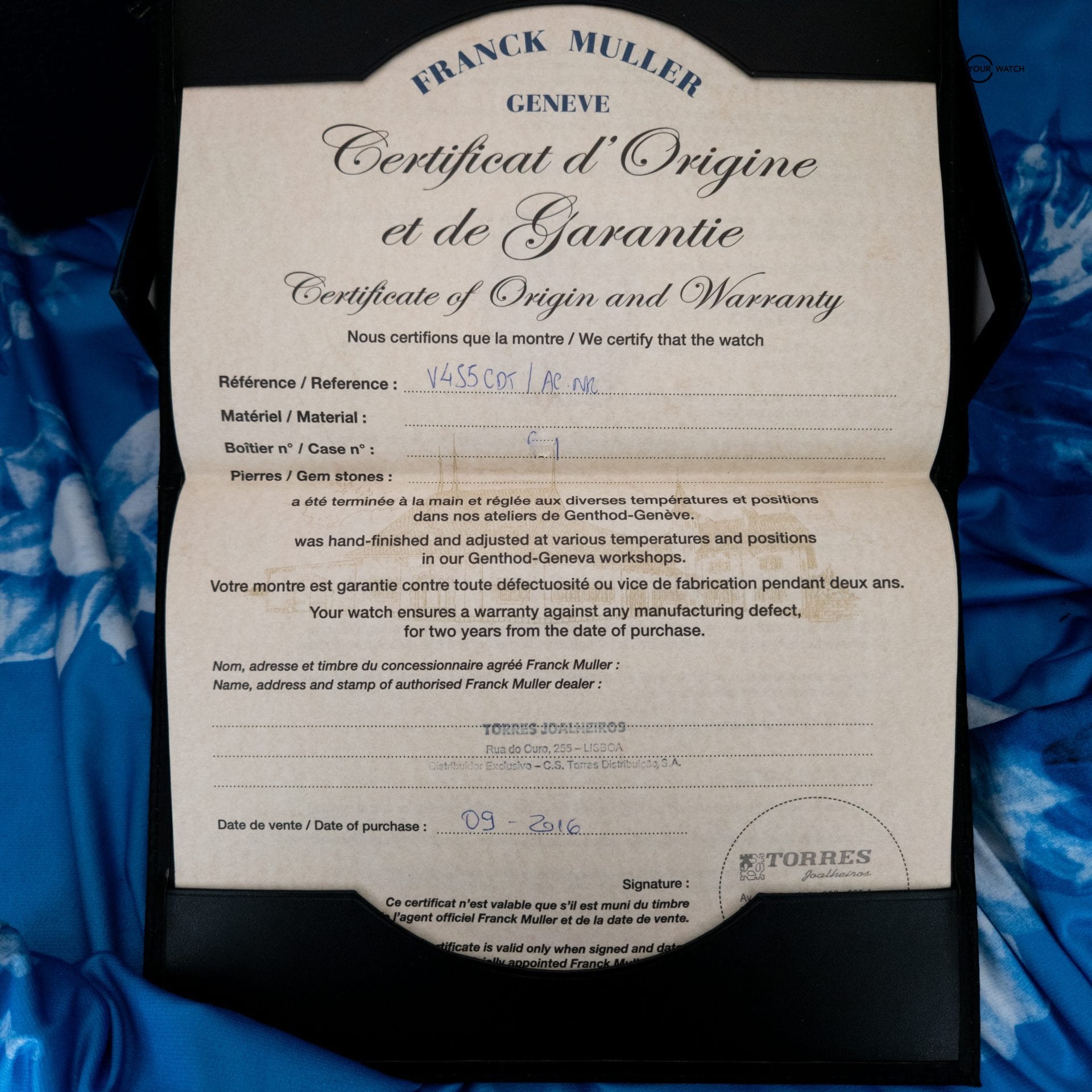 Franck Muller Vanguard V 45 SC DT AC.NR Stainless Steel Black Dial 44mm Full Set - Image 10