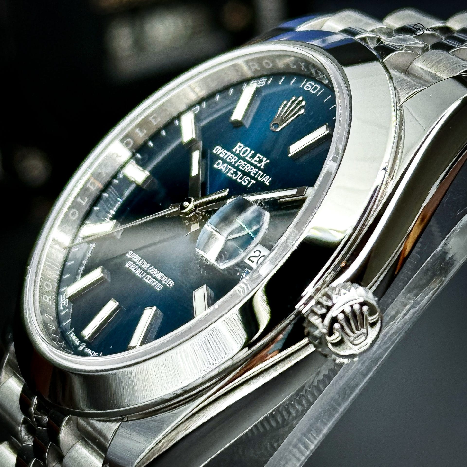 Rolex Datejust 41 | Ref. 126300 | Blue Stick Dial | 41mm | 2024 | (Full Set) - Image 4