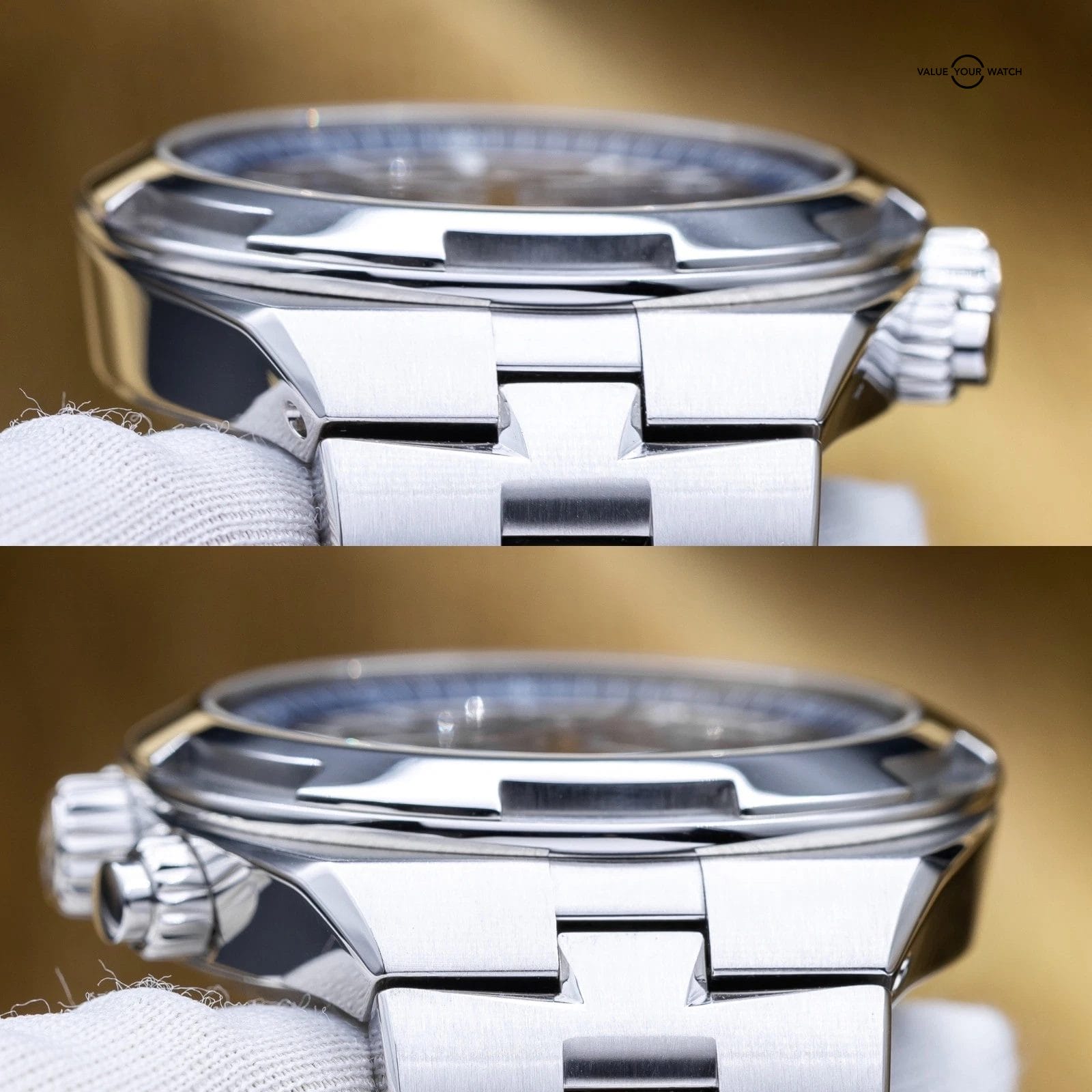 Vacheron Constantin Overseas Chronograph 5500V Blue 42.5mm VC Full Set w/Straps - Image 10