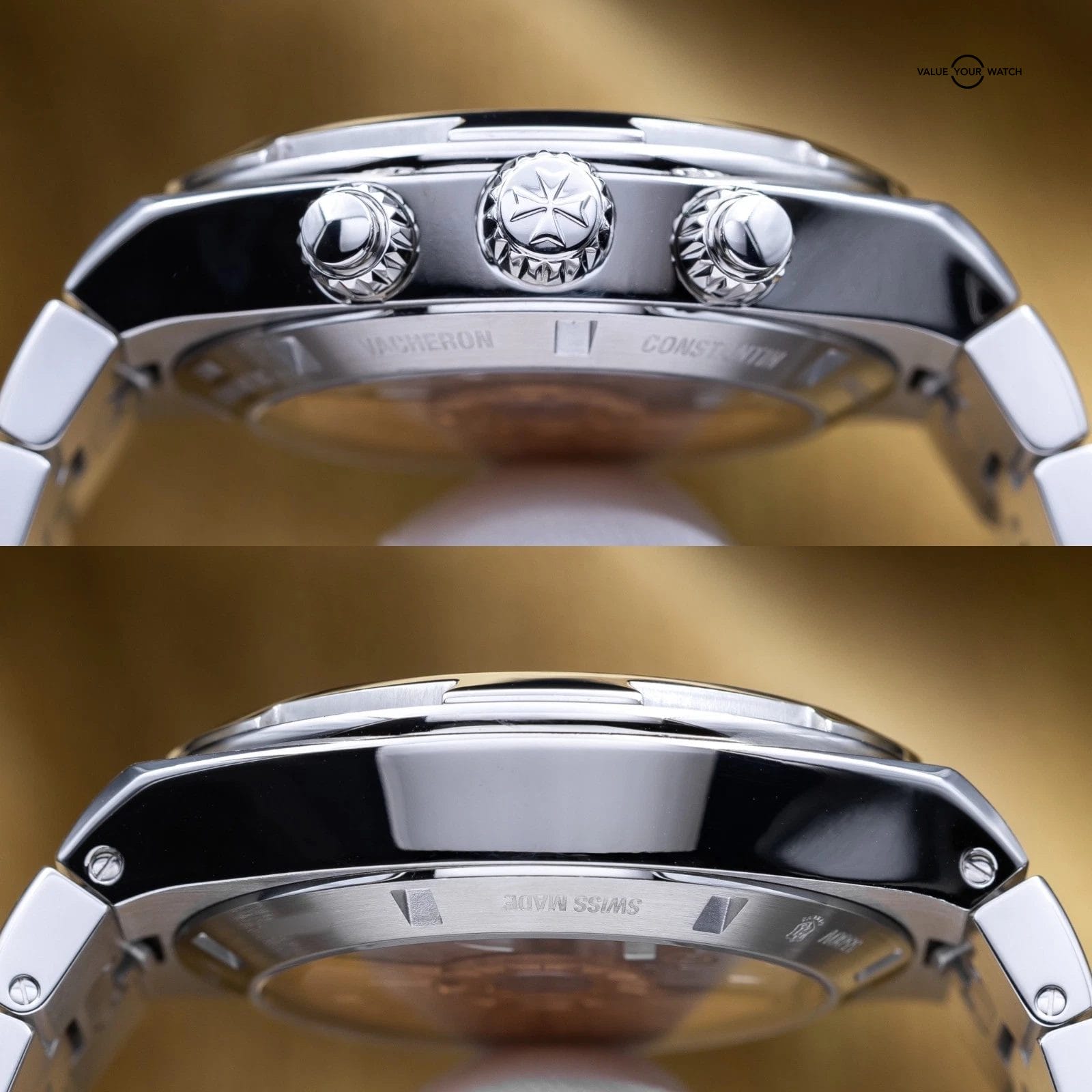 Vacheron Constantin Overseas Chronograph 5500V Blue 42.5mm VC Full Set w/Straps - Image 9