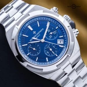 Vacheron Constantin Overseas Chronograph 5500V Blue 42.5mm VC Full Set w/Straps