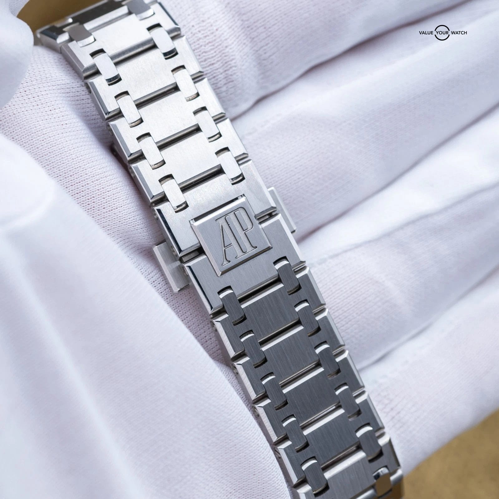 Audemars Piguet Royal Oak ‘Jumbo’ Extra Thin Steel Blue 39mm AP 16202ST Full Set - Image 7