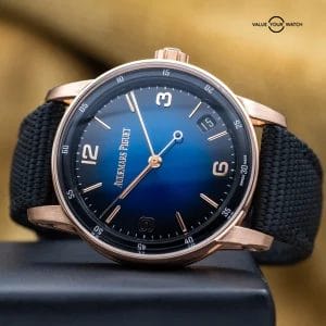 Audemars Piguet Code 11.59 Rose Gold Smoked Blue Dial 41mm – AP 15210OR Full Set