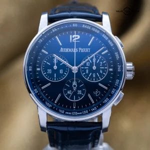 Audemars Piguet Code 11.59 Chronograph 41mm White Gold AP Blue 26393BC Full Set
