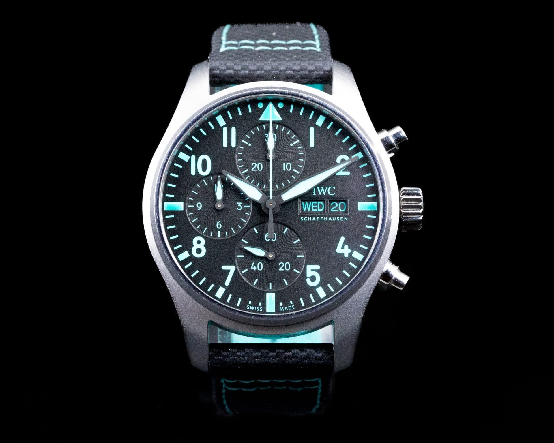 IWC Pilot’s Watch Chronograph “Petronas” Mercedes-AMG F1 Team | Ref. IW388108 | 41mm | Titanium | Complete Set (2023)