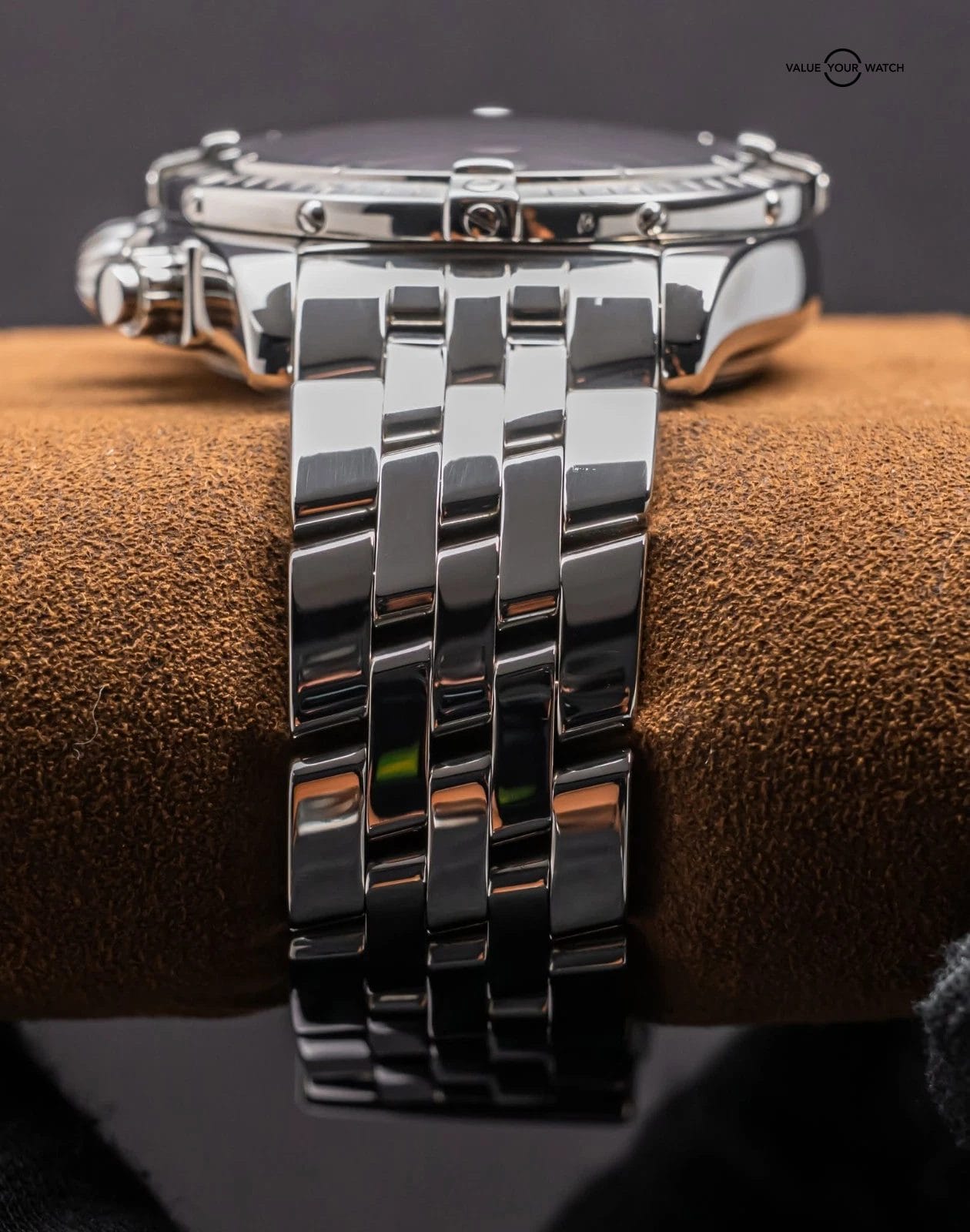 Breitling Chronomat Evolution 43mm Gray Dial Bracelet Box Chronograph A13356 - Image 15