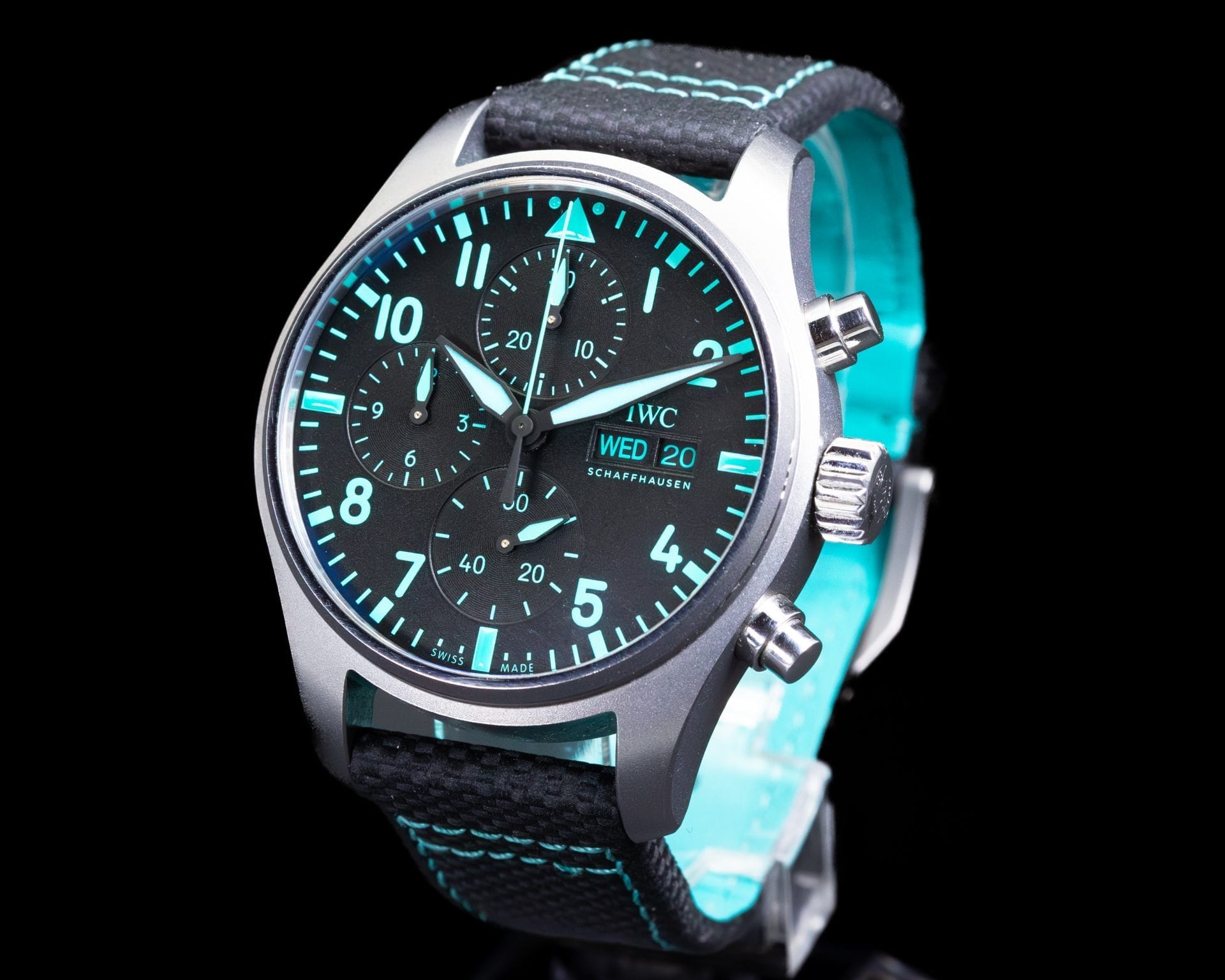 IWC Pilot’s Watch Chronograph “Petronas” Mercedes-AMG F1 Team | Ref. IW388108 | 41mm | Titanium | Complete Set (2023) - Image 12