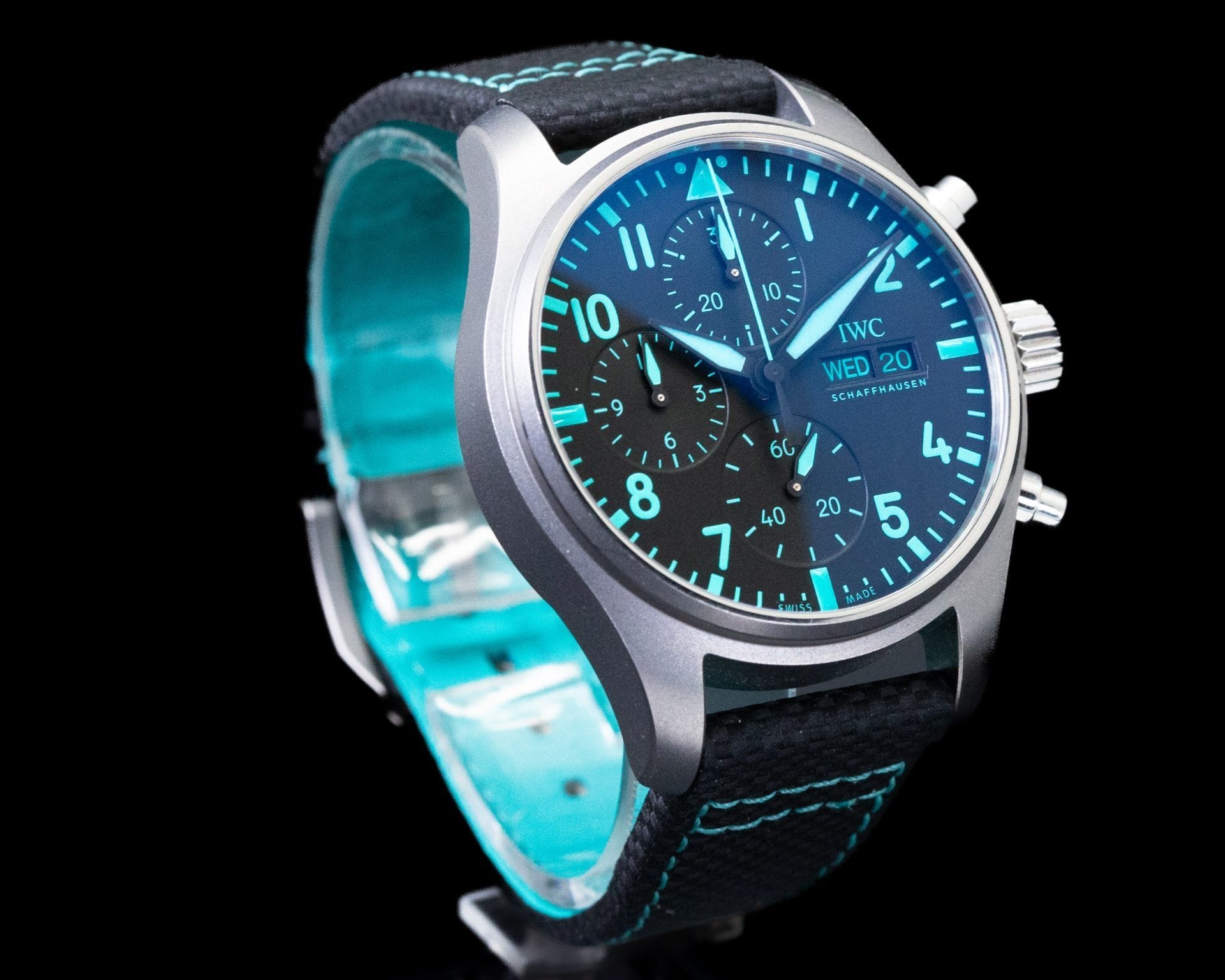 IWC Pilot’s Watch Chronograph “Petronas” Mercedes-AMG F1 Team | Ref. IW388108 | 41mm | Titanium | Complete Set (2023) - Image 11