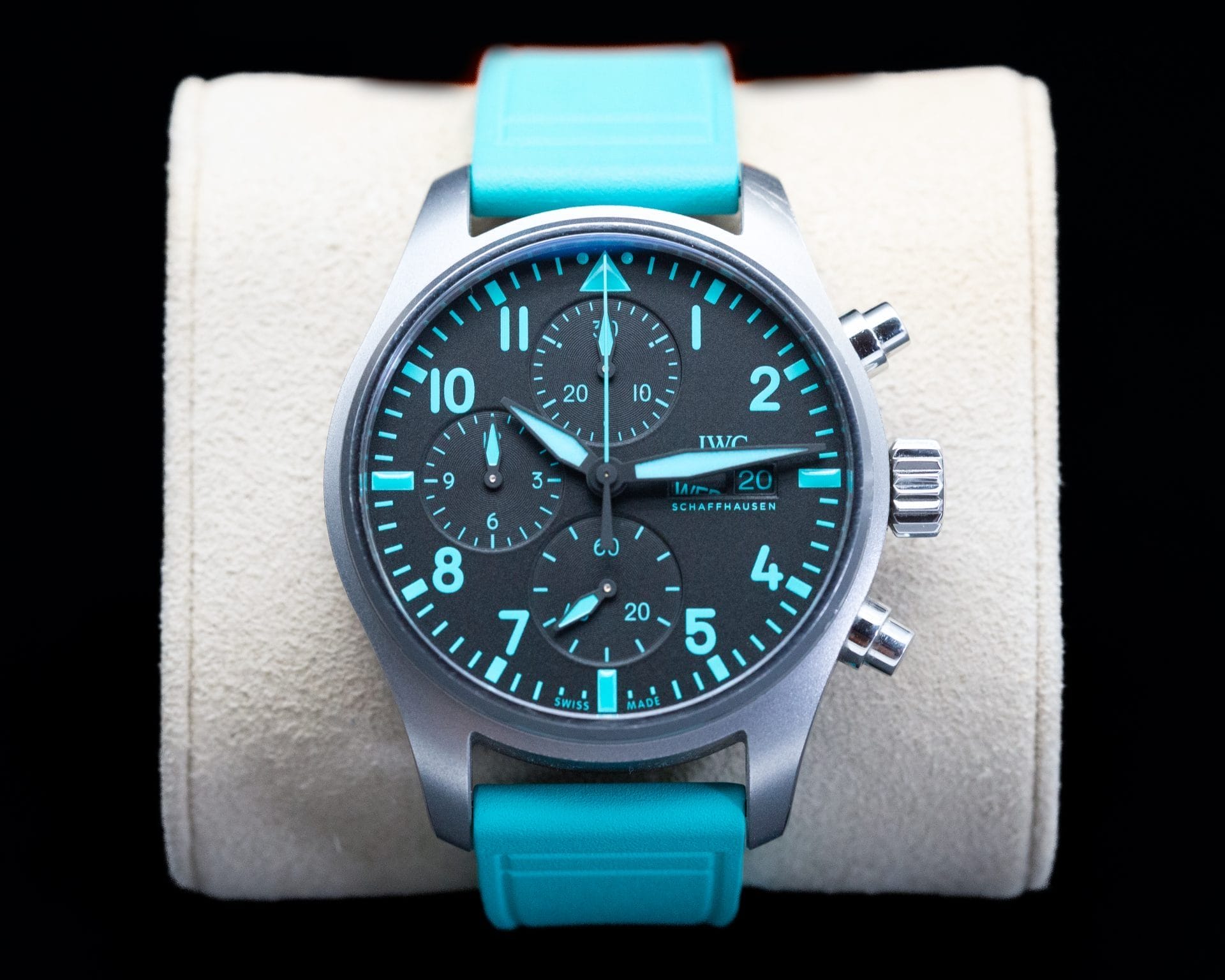 IWC Pilot’s Watch Chronograph “Petronas” Mercedes-AMG F1 Team | Ref. IW388108 | 41mm | Titanium | Complete Set (2023) - Image 8