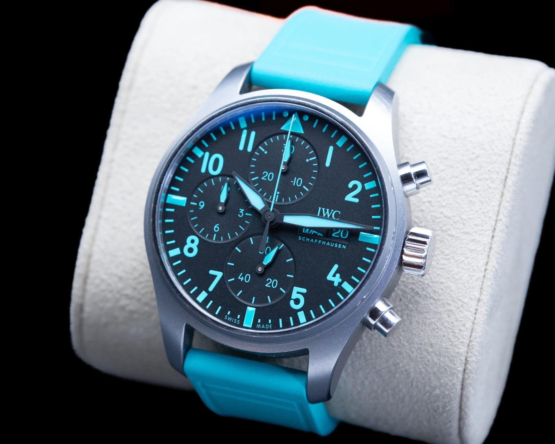 IWC Pilot’s Watch Chronograph “Petronas” Mercedes-AMG F1 Team | Ref. IW388108 | 41mm | Titanium | Complete Set (2023) - Image 7