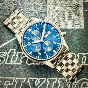 IWC Pilot’s Watch Chronograph “Le Petit Prince” | Ref. IW377717 | Blue Dial | 43mm (Full Set)