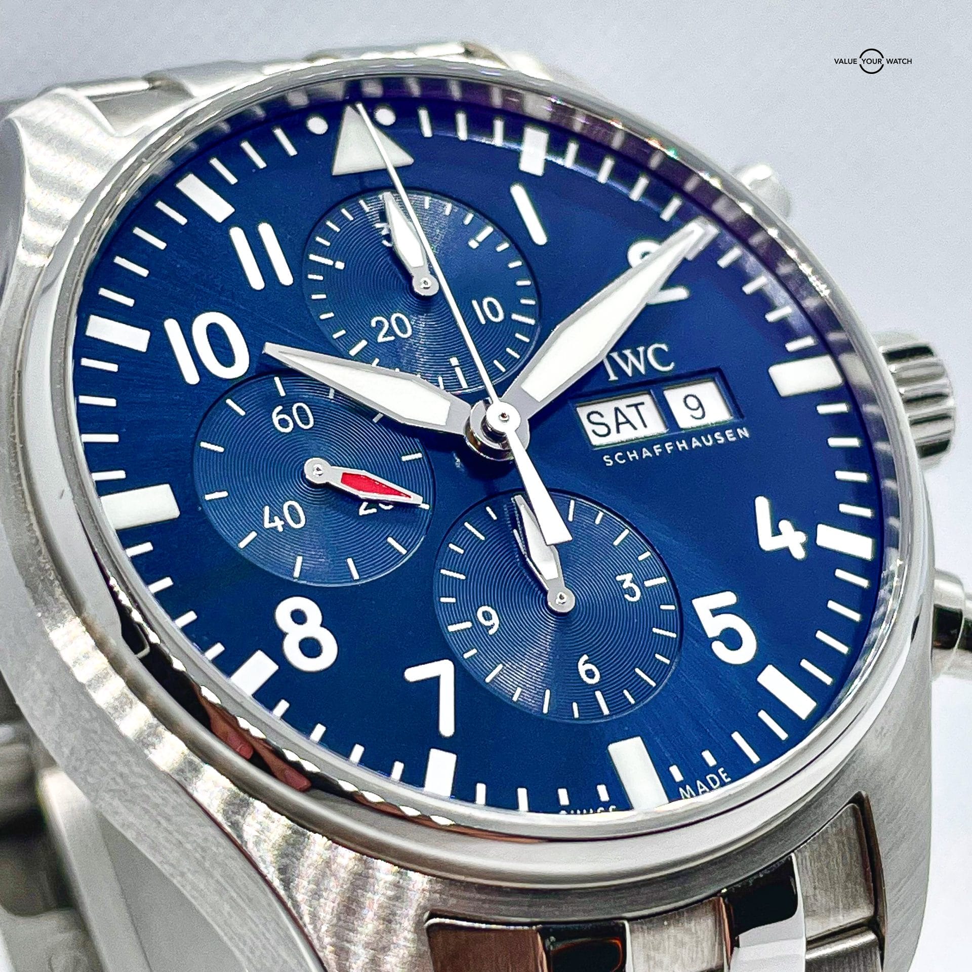 IWC Pilot’s Watch Chronograph “Le Petit Prince” | Ref. IW377717 | Blue Dial | 43mm (Full Set) - Image 10