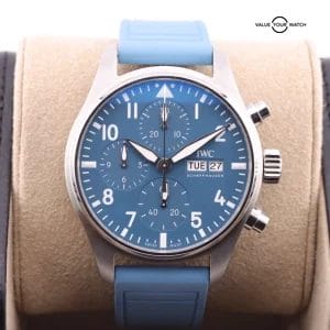 2025 IWC Pilots Chronograph IW388117, 41MM, Blue Dial, Stainless Steel Watch