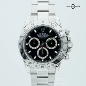 Rolex Daytona 116520 Black Dial 40mm Stainless Steel BOXES/SERVICED!