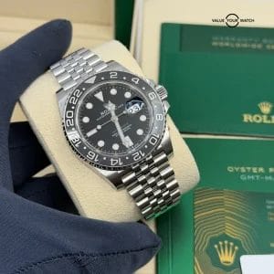 MINT 2024 Rolex GMT Master II BRUCE WAYNE 126710GRNR Jubilee Bracelet Box Paper