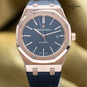 Audemars Piguet Royal Oak Selfwinding 41mm AP 15400OR Rose Gold Black Dial