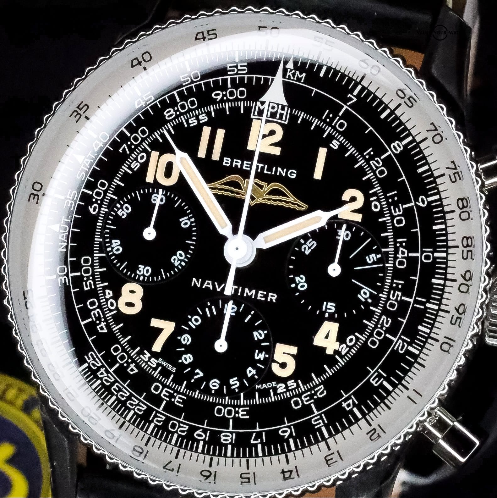 Sold!! Breitling Navitimer Ref. 806 – 1959 Re-Edition Ref. AB0910371B1X1 Full set, Like New - Image 9