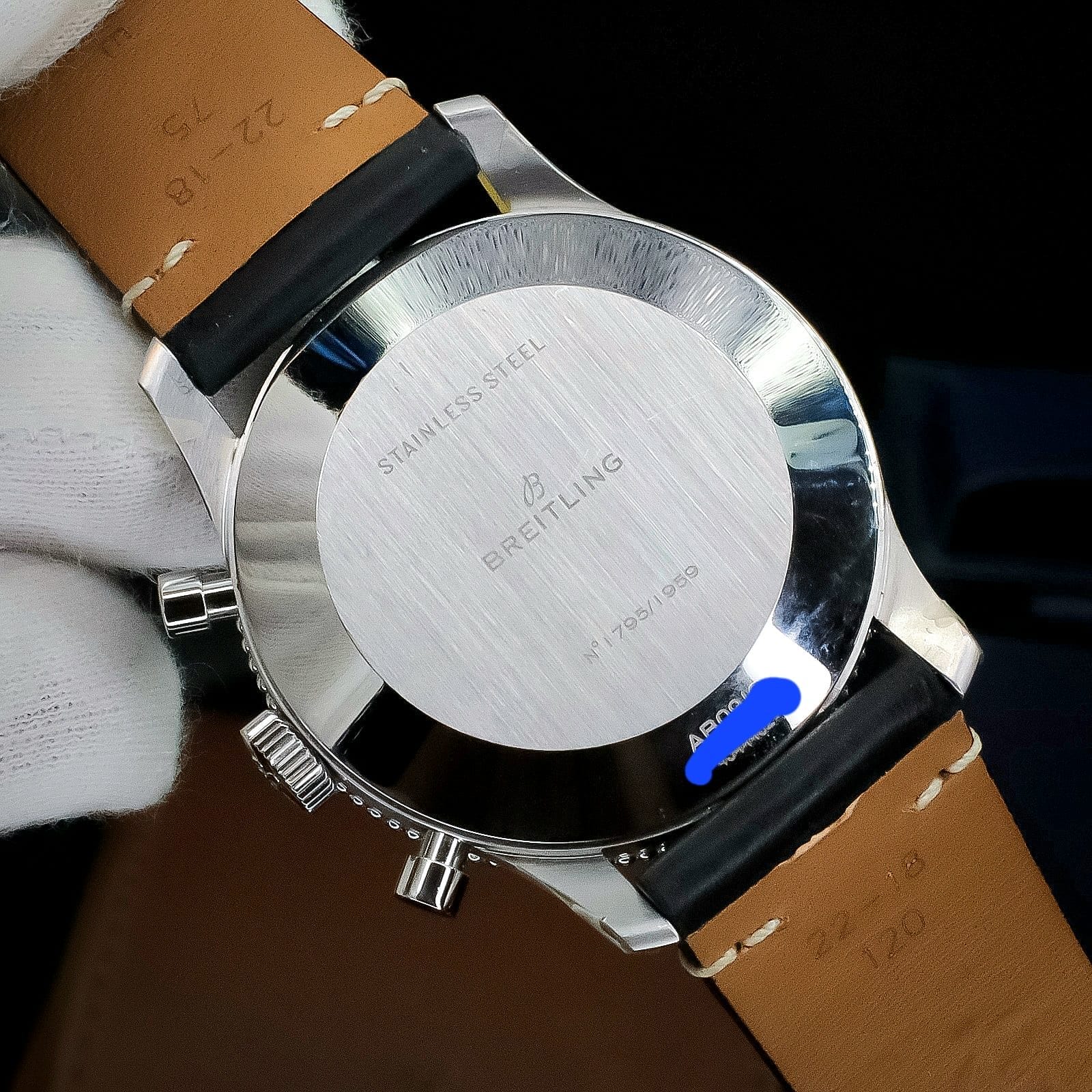 Sold!! Breitling Navitimer Ref. 806 – 1959 Re-Edition Ref. AB0910371B1X1 Full set, Like New - Image 7