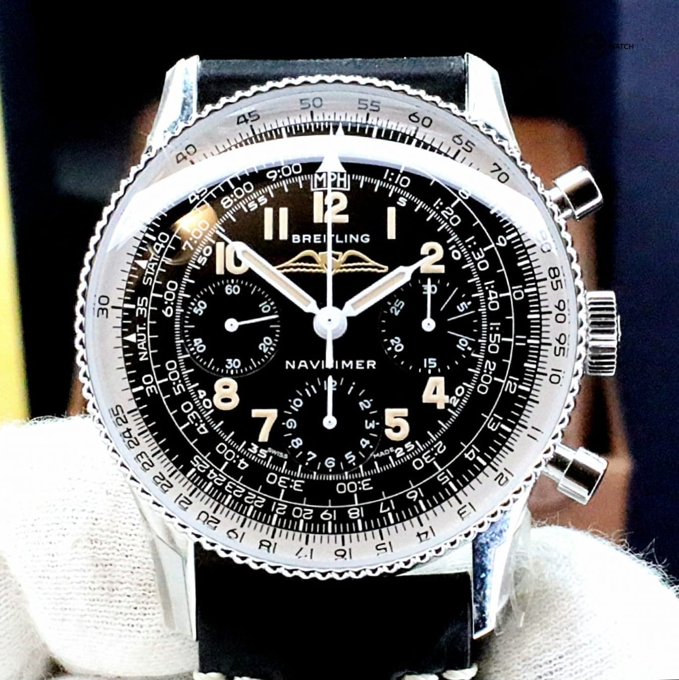 Sold!! Breitling Navitimer Ref. 806 – 1959 Re-Edition Ref. AB0910371B1X1 Full set, Like New - Image 12