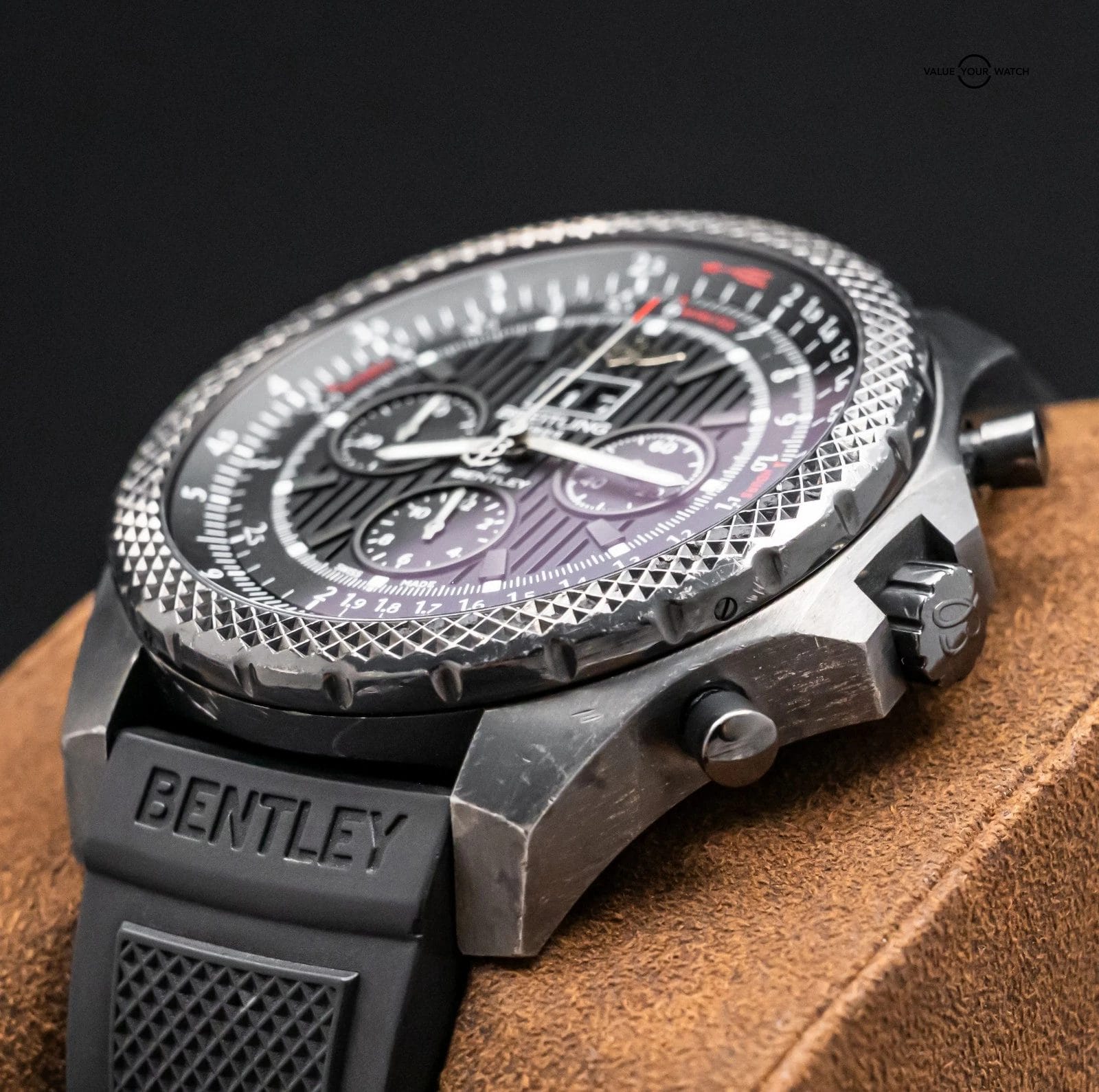 Breitling Bentley 6.75 Speed Midnight Carbon $11K MSRP Complete M44364 - Image 8