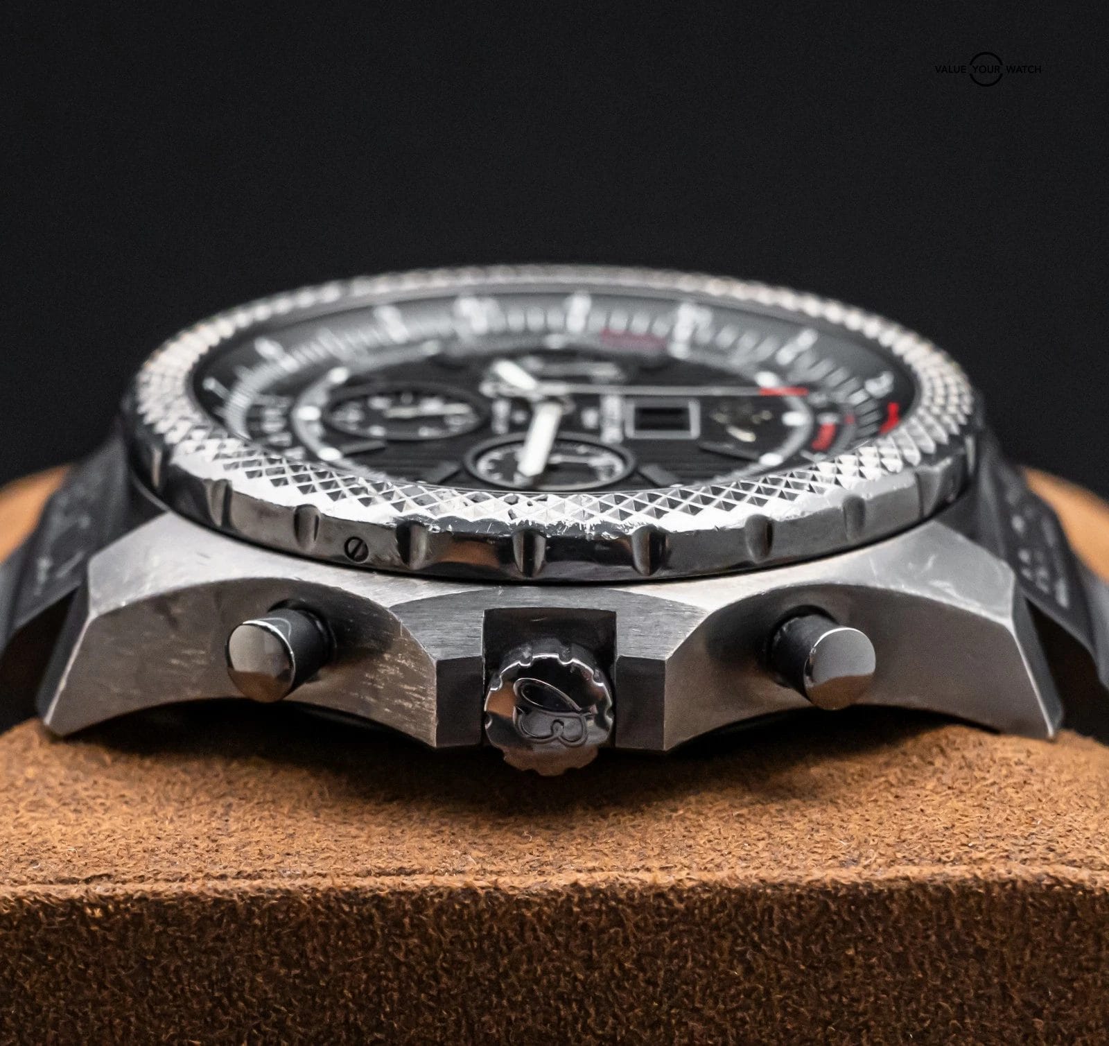 Breitling Bentley 6.75 Speed Midnight Carbon $11K MSRP Complete M44364 - Image 9