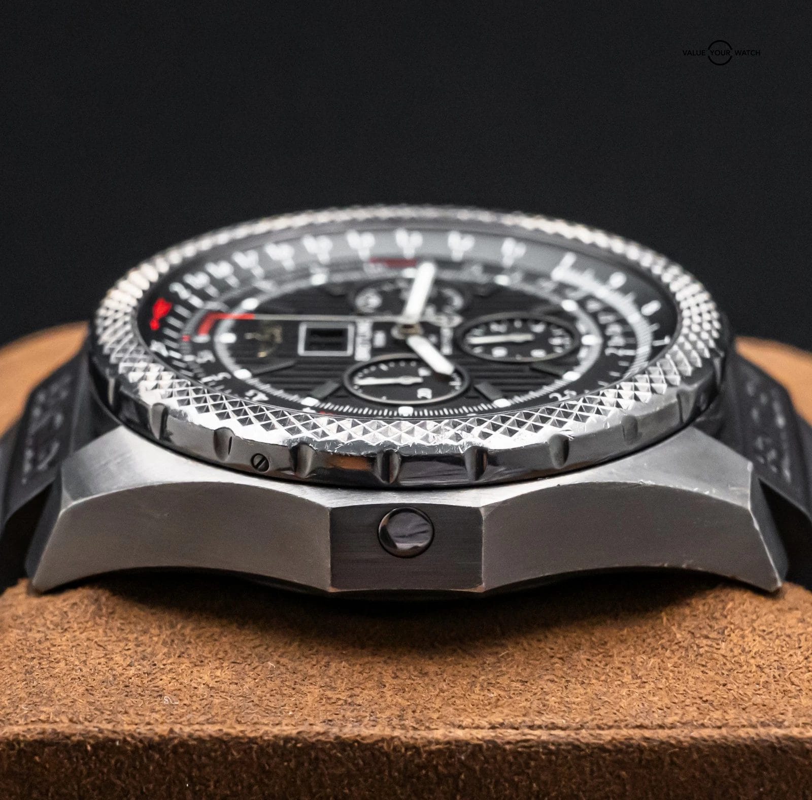 Breitling Bentley 6.75 Speed Midnight Carbon $11K MSRP Complete M44364 - Image 10