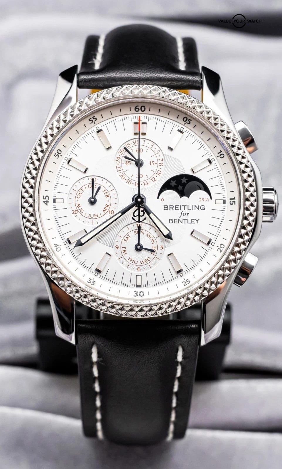 Breitling Bentley Mark VI Moonphase Chronograph $16K MSRP 42mm Box P19362 - Image 3