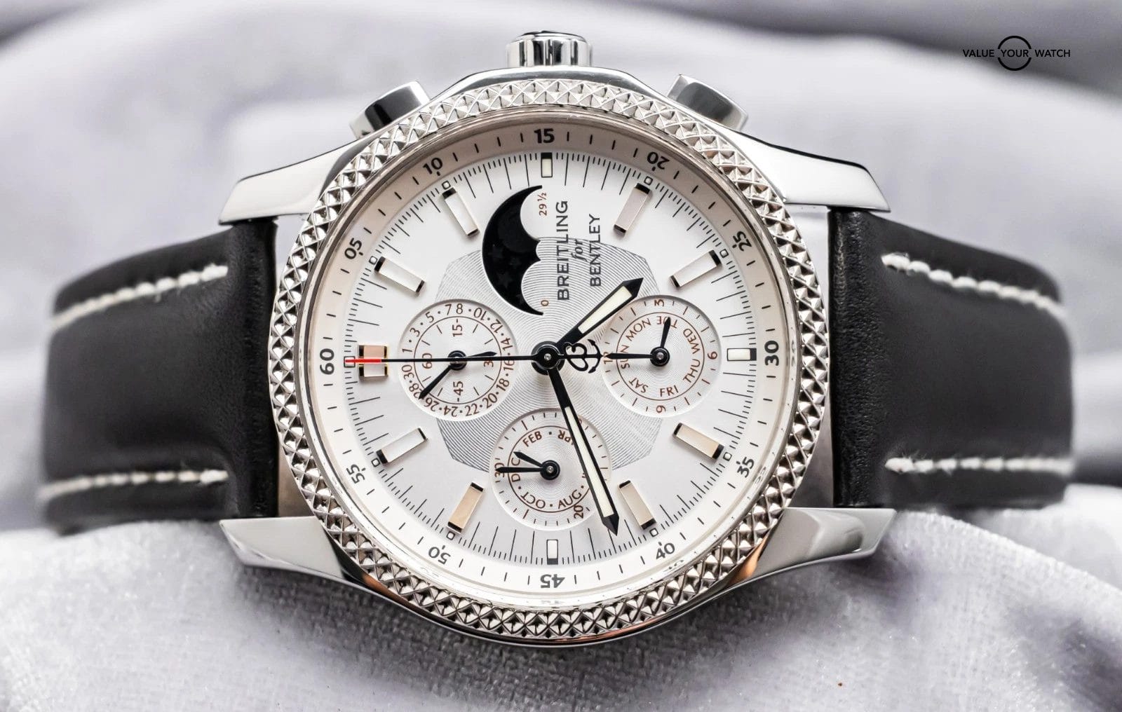 Breitling Bentley Mark VI Moonphase Chronograph $16K MSRP 42mm Box P19362 - Image 5