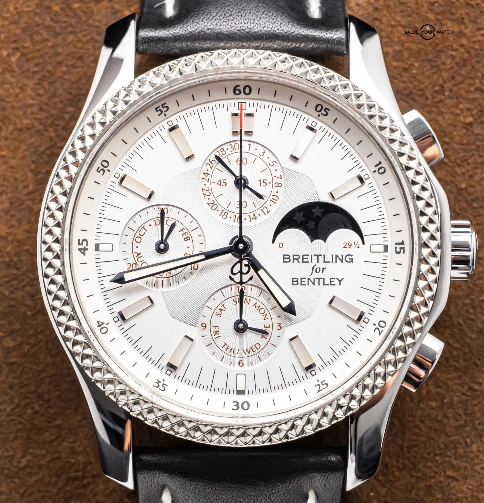 Breitling Bentley Mark VI Moonphase Chronograph $16K MSRP 42mm Box P19362 - Image 6