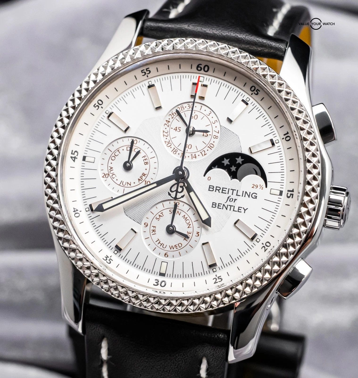 Breitling Bentley Mark VI Moonphase Chronograph $16K MSRP 42mm Box P19362 - Image 7