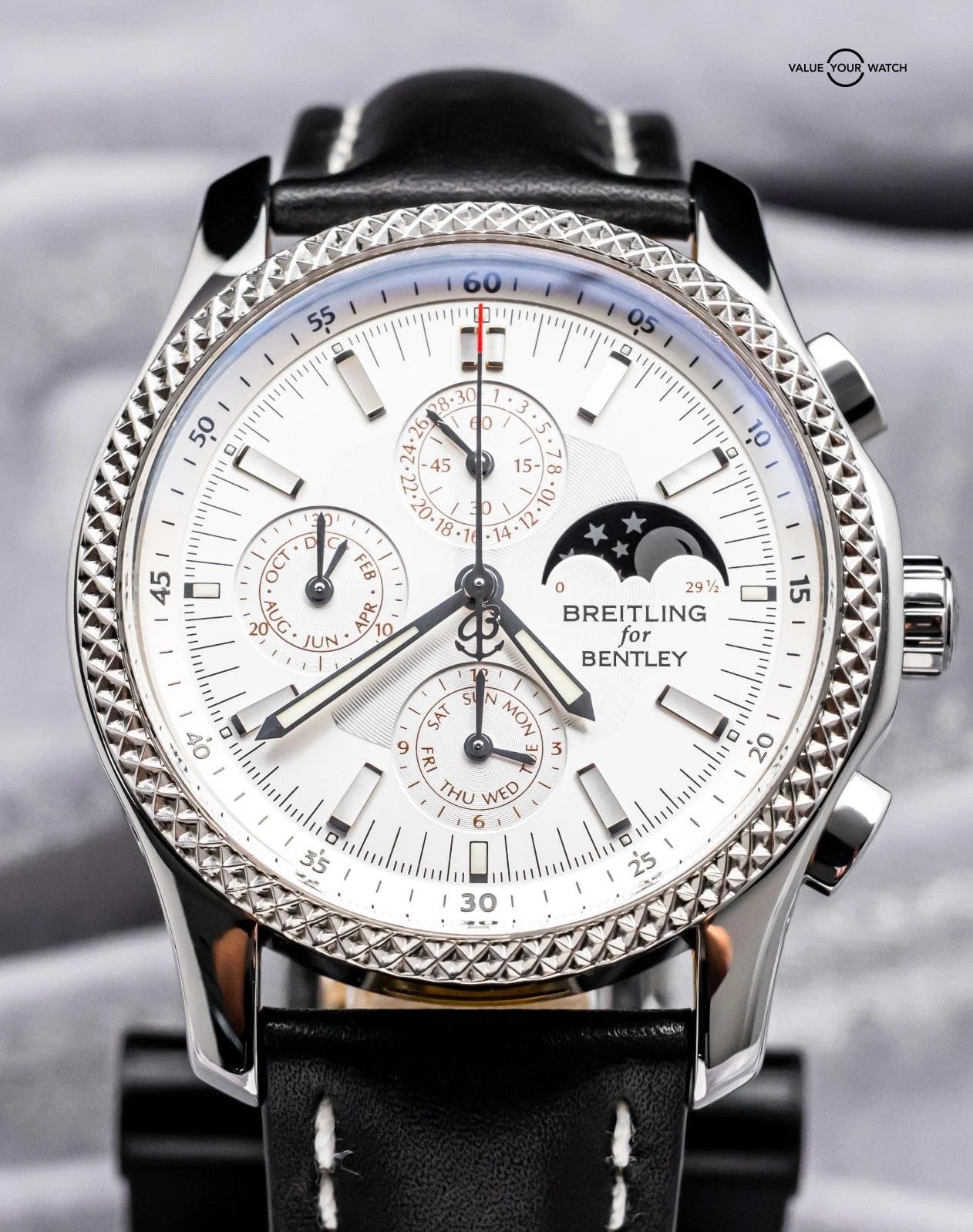 Breitling Bentley Mark VI Moonphase Chronograph $16K MSRP 42mm Box P19362 - Image 12