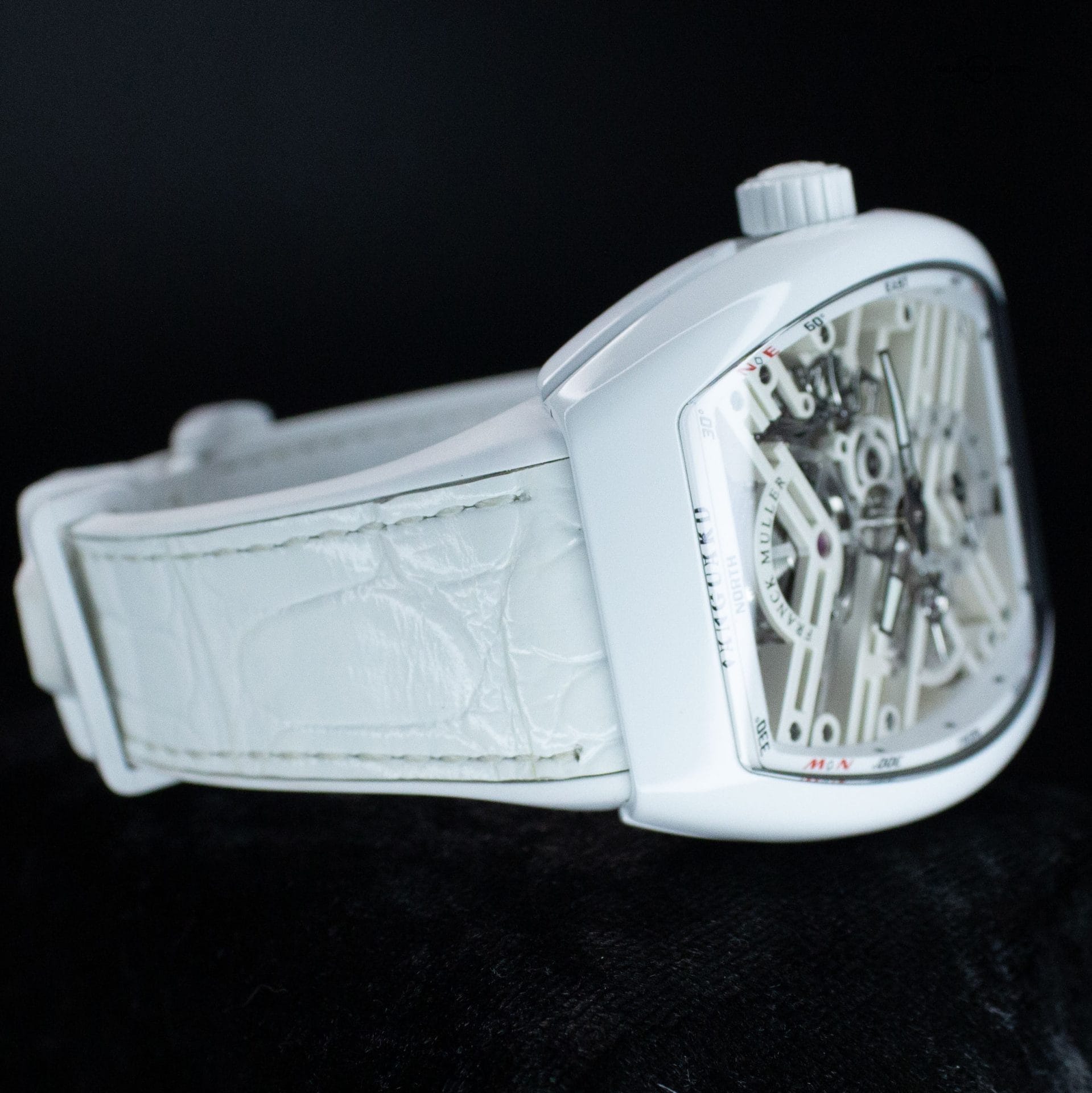 Franck Muller Vanguard Seven Days V45 S6 SQT TT BC BC SPE 45mm Titanium Skeleton Dial Full Set WARRANTY - Image 8