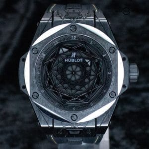 Hublot Big Bang Sang Bleu 415.CX.1114.VR.MXM17 45MM Black Ceramic Dial Full Set