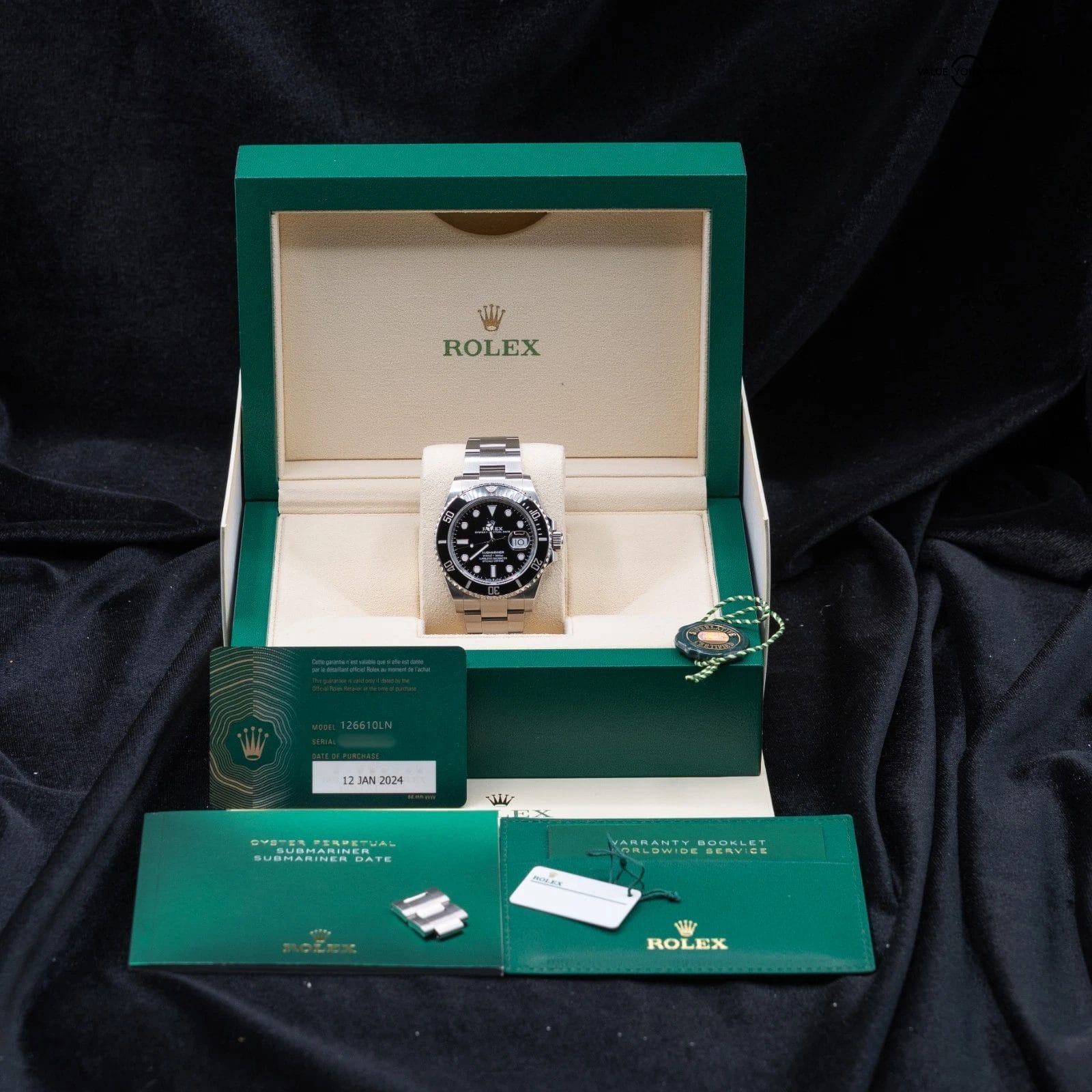 Rolex Submariner Date 41mm, Steel and Ceramic Full Set 2024! Ref. 126610LN - Image 14
