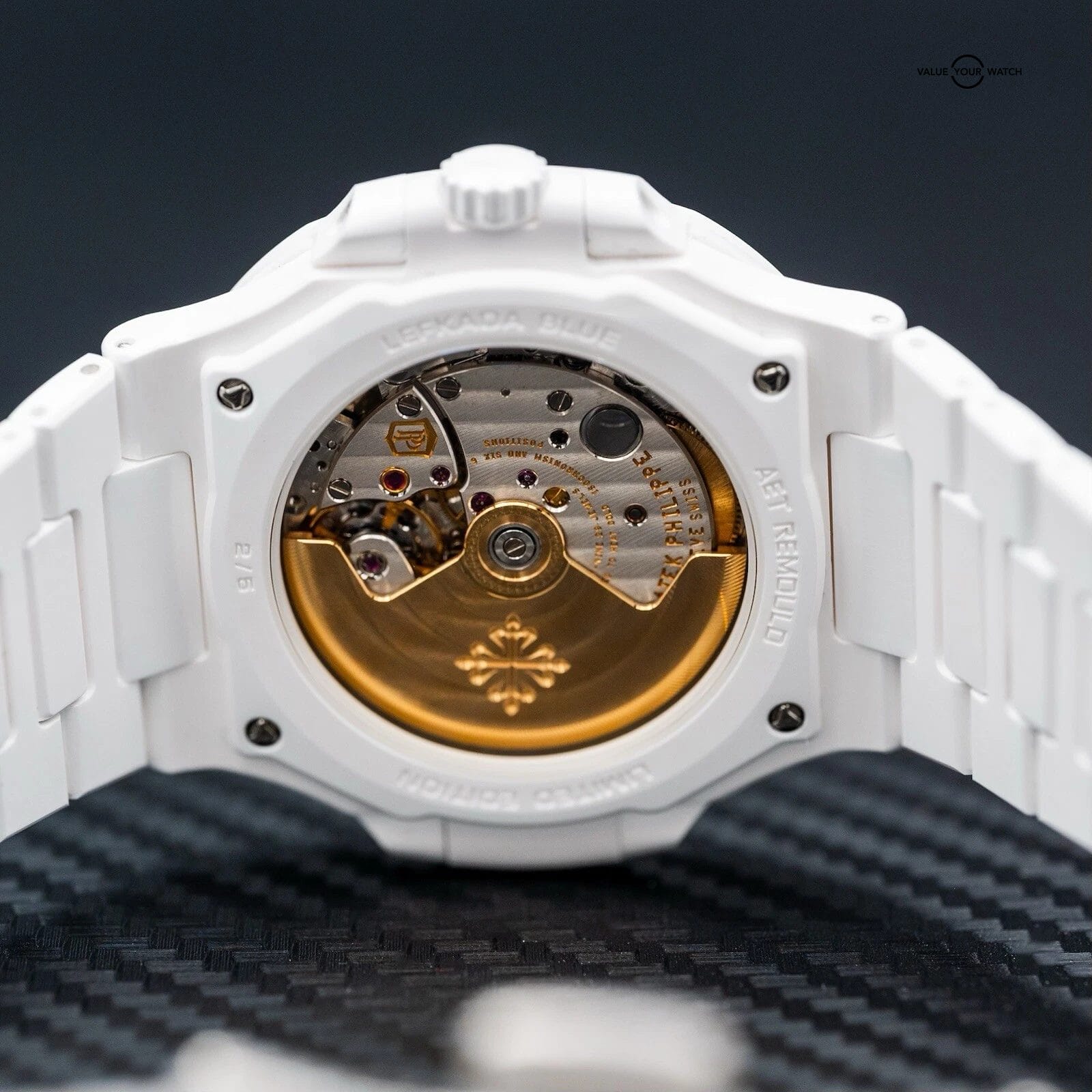 2025 Patek Philippe Nautilus 5711 White Ceramic Lefkada Blue by AET Remould - Image 10