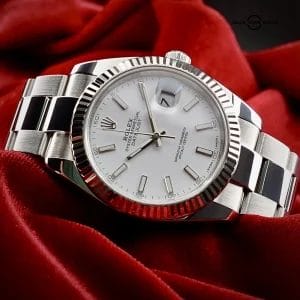 Rolex 126334 Datejust 41 – White Dial Oyster Steel Bracelet – FULL SET – Mint