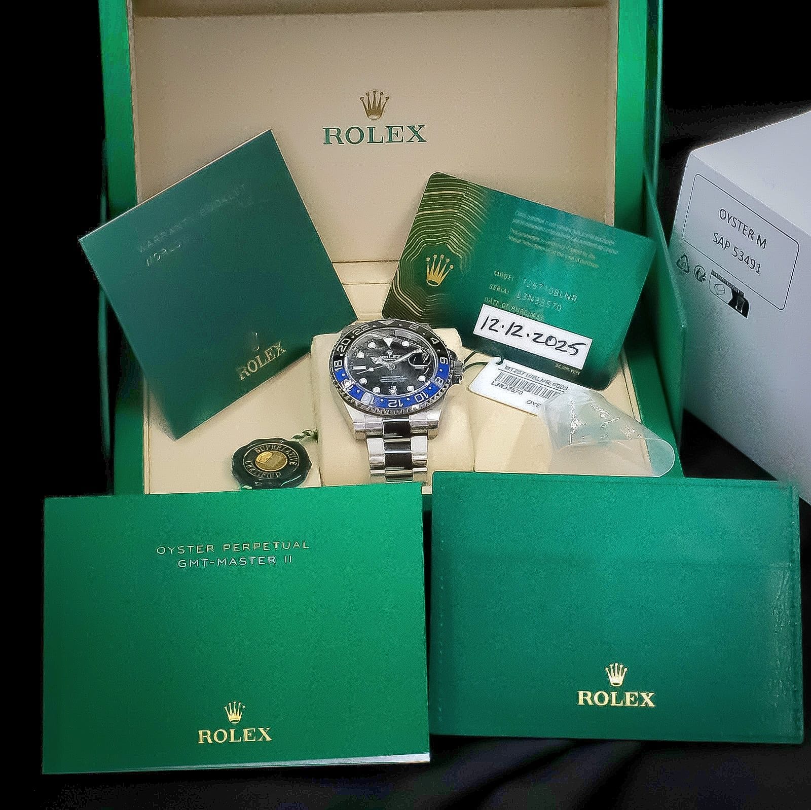 2025 Rolex GMT-Master II Ref. 126710BLNR – Full Set - Image 2