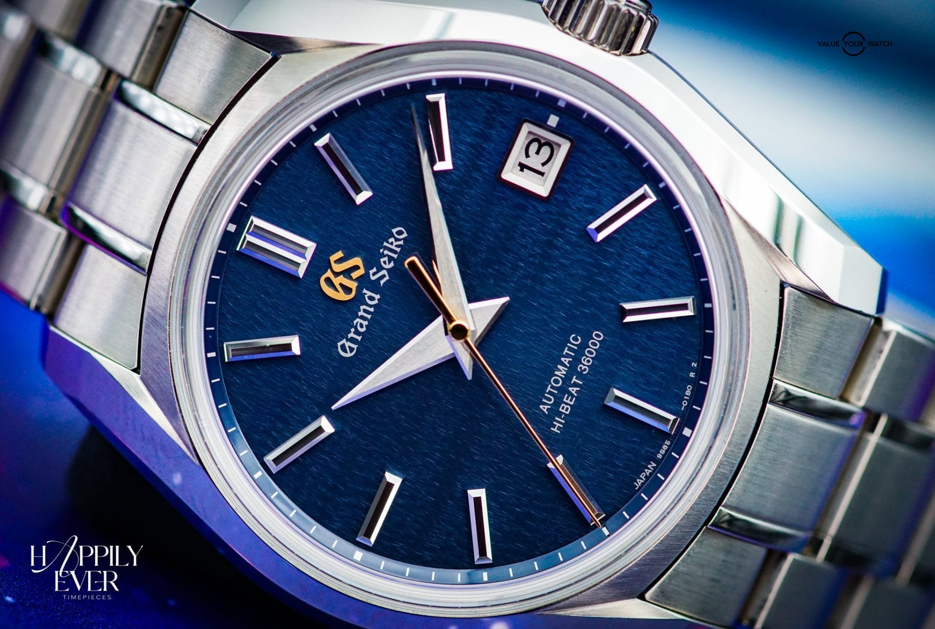 Grand Seiko “Shubun” | Ref. SBGH273 | Hi-Beat 36000 Seasons Collection | Blue Dial | 40mm | Stainless Steel | 2021 | Full Set | - Image 7