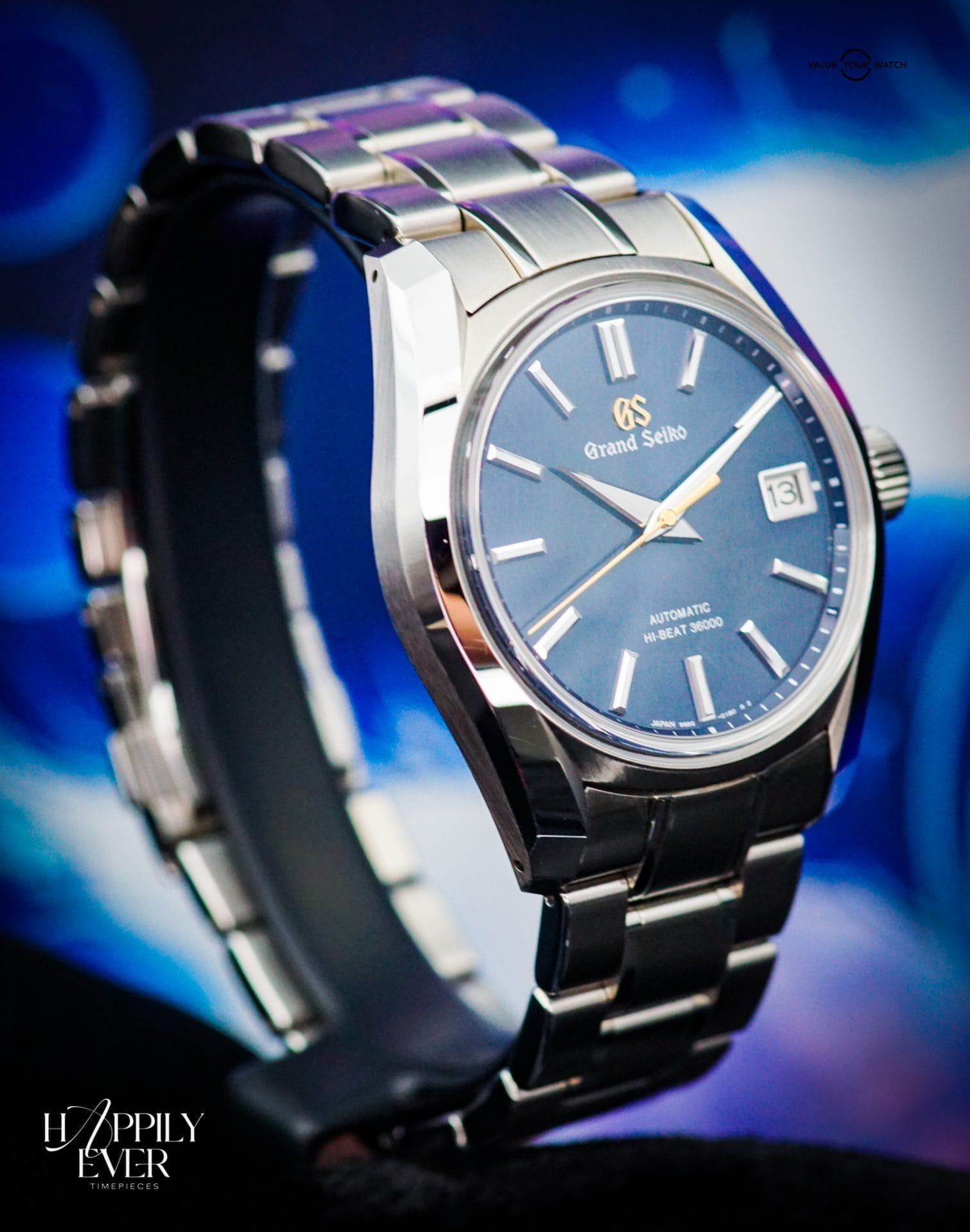 Grand Seiko “Shubun” | Ref. SBGH273 | Hi-Beat 36000 Seasons Collection | Blue Dial | 40mm | Stainless Steel | 2021 | Full Set | - Image 11