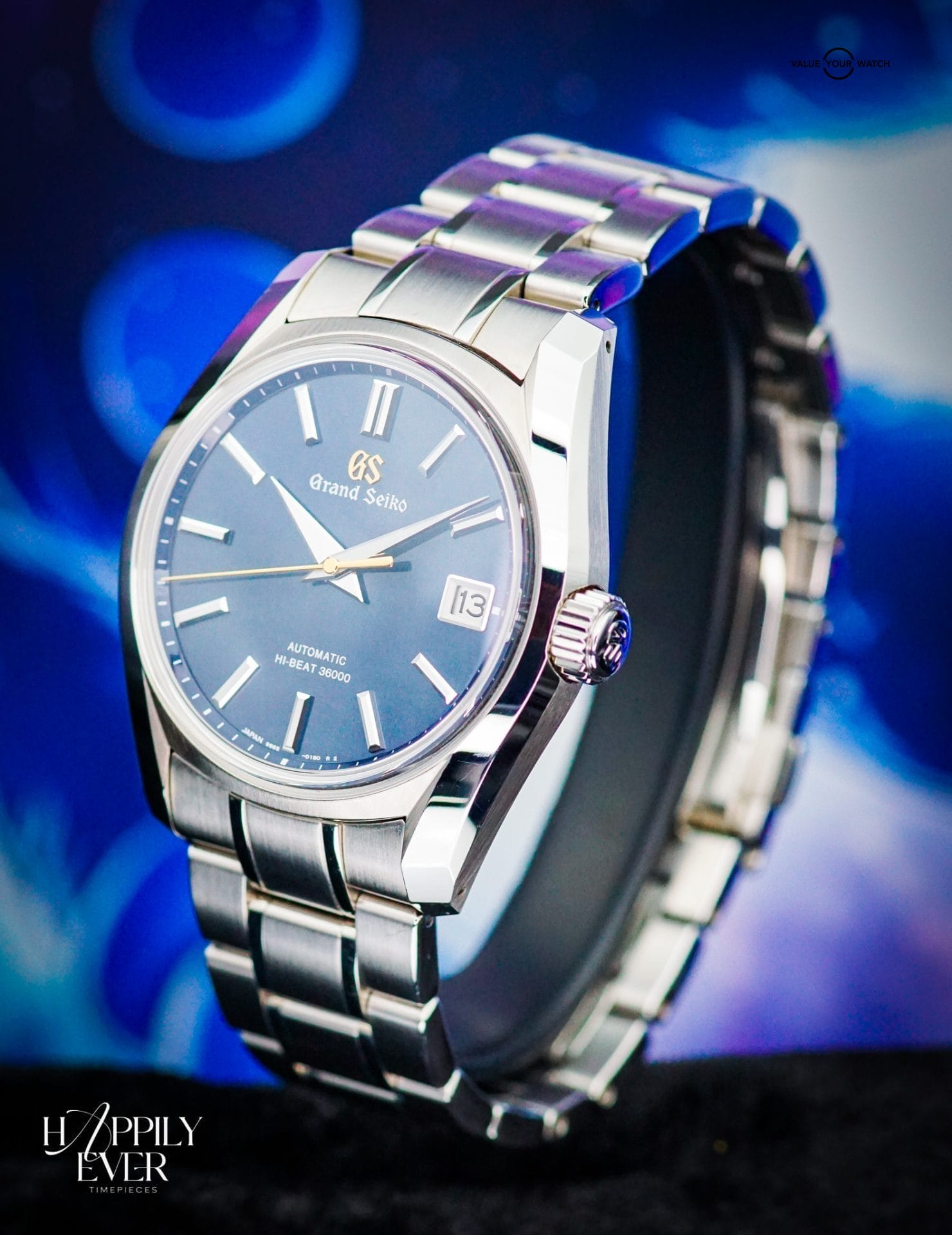 Grand Seiko “Shubun” | Ref. SBGH273 | Hi-Beat 36000 Seasons Collection | Blue Dial | 40mm | Stainless Steel | 2021 | Full Set | - Image 12