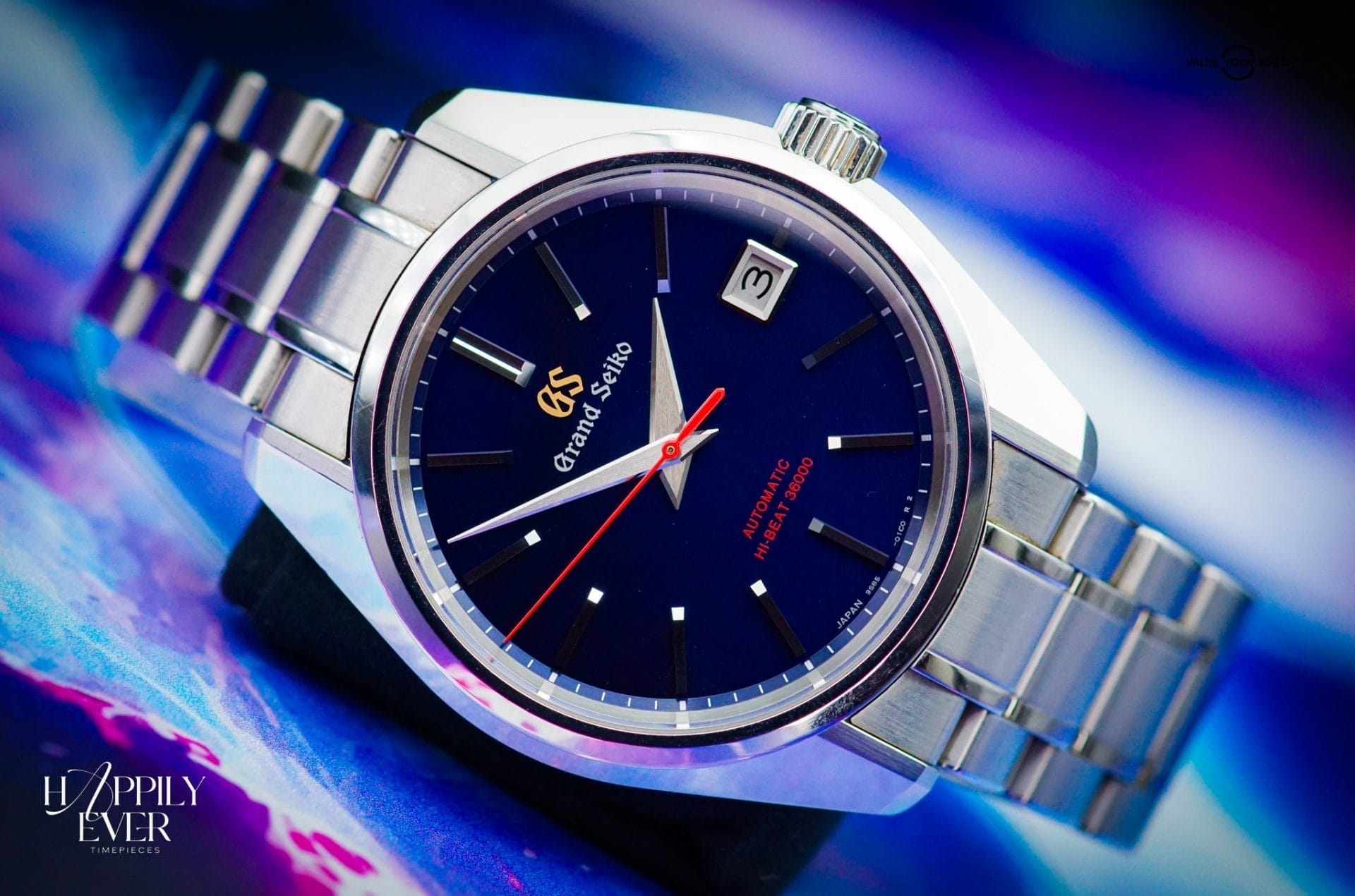 Grand Seiko “Superman” | Ref. SBGH281 | Hi-Beat 36000 Seasons Collection | Blue Dial | 40mm | Stainless Steel | 2020 | Full Set |