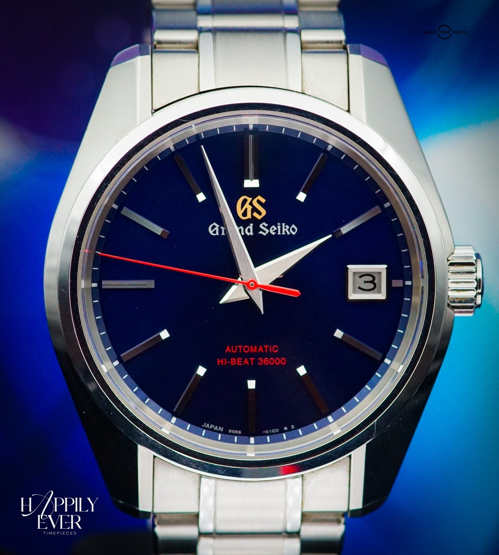 Grand Seiko “Superman” | Ref. SBGH281 | Hi-Beat 36000 Seasons Collection | Blue Dial | 40mm | Stainless Steel | 2020 | Full Set | - Image 3